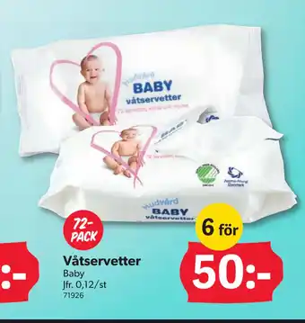 DollarStore Våtservetter Baby erbjuda