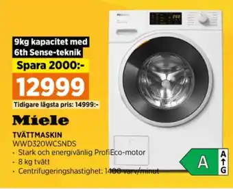 Power Miele tvättmaskin erbjuda