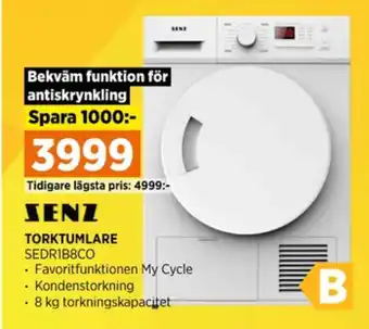 Power Senz torktumlare erbjuda