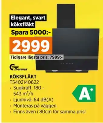 Power Thermex köksfläkt erbjuda