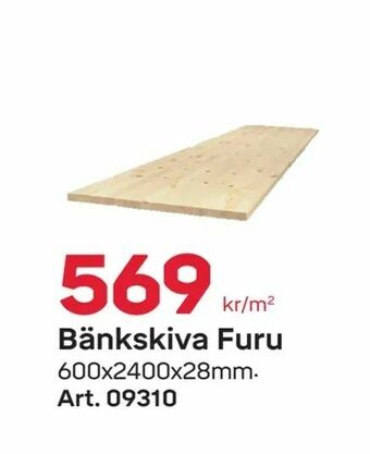 Byggmax Bänkskiva Furu erbjuda