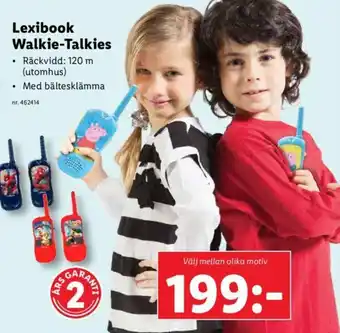 Lidl Lexibook Walkie-Talkies erbjuda