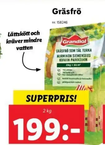 Lidl Gräsfrö erbjuda