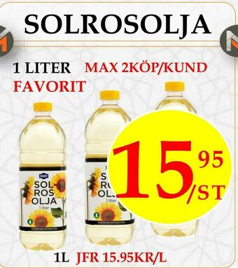 Matmixen Solrosolja erbjuda