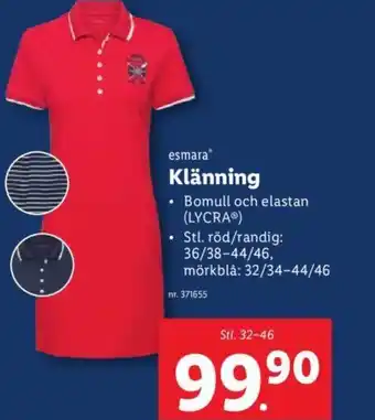 Lidl Klänning erbjuda