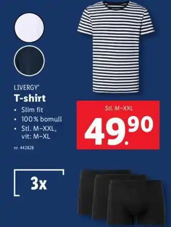 Lidl T-shirt erbjuda