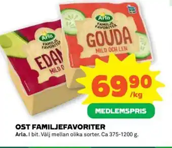 Coop Forum OST FAMILJEFAVORITER erbjuda