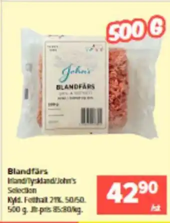 Coop Extra Blandfärs erbjuda