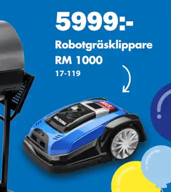 Biltema Robotgräsklippare RM 1000 erbjuda