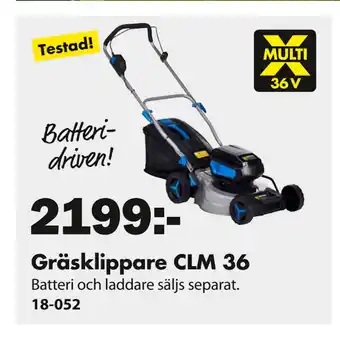 Biltema Gräsklippare CLM 36 erbjuda