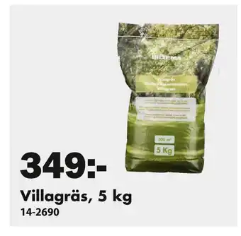 Biltema Villagräs, 5 kg erbjuda