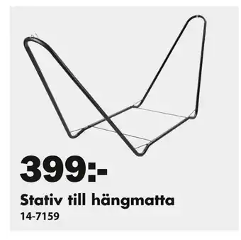 Biltema Stativ till hängmatta erbjuda