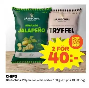Coop CHIPS Gårdschips erbjuda