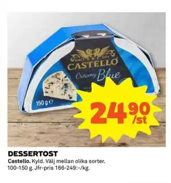 Coop DESSERTOST Castello erbjuda