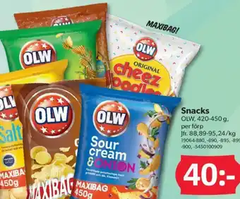 DollarStore Snacks OLW erbjuda