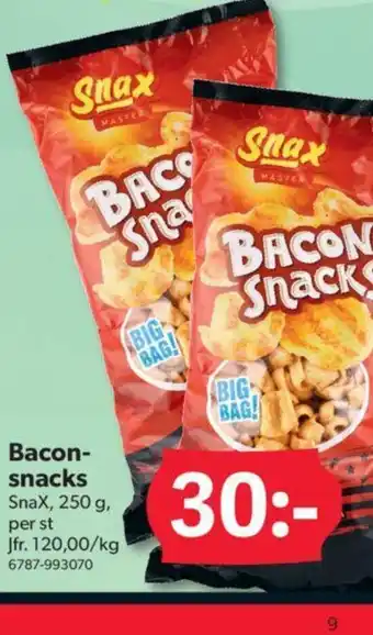 DollarStore Bacon- snacks Snax erbjuda
