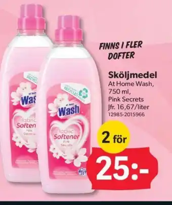 DollarStore Sköljmedel At Home Wash erbjuda