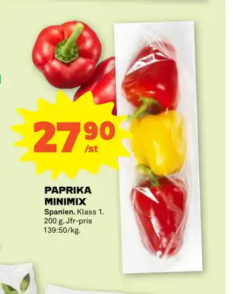 Stora Coop PAPRIKA MINIMIX erbjuda