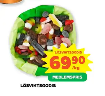 Stora Coop LÖSVIKTSGODIS erbjuda