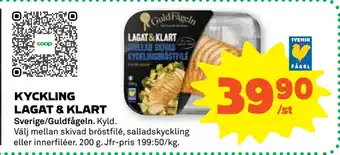 Stora Coop KYCKLING LAGAT & KLART erbjuda