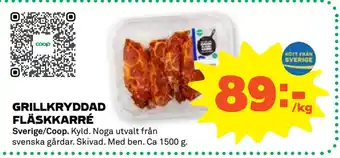 Stora Coop GRILLKRYDDAD FLÄSKKARRÉ erbjuda