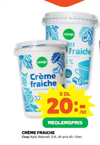 Stora Coop CRÈME FRAICHE erbjuda