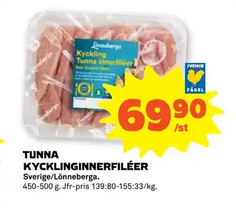 TUNNA KYCKLINGINNERFILÉER