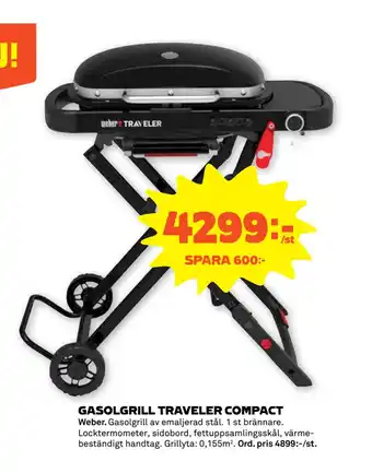 Stora Coop GASOLGRILL TRAVELER COMPACT erbjuda