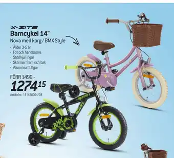 thansen Barncykel 14 erbjuda