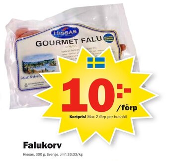 Pekås Hissas Falukorv 300g erbjuda