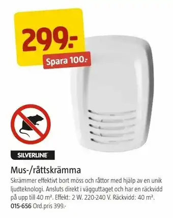 Mus-/råttskrämma