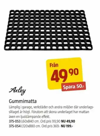 Jula Gummimatta erbjuda