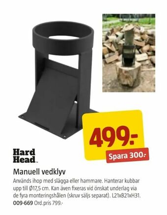 Jula Manuell vedklyv erbjuda