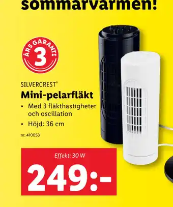 Lidl Mini pelarfläkt erbjuda