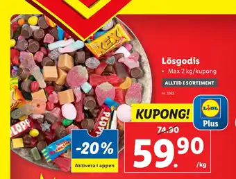 Lidl Lösgodis erbjuda
