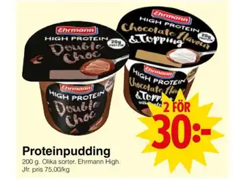 Matöppet Proteinpudding erbjuda