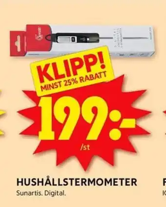 ICA Kvantum HUSHÅLLSTERMOMETER erbjuda