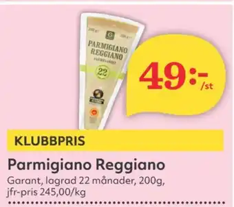 Hemköp Garant parmigiano reggiano erbjuda