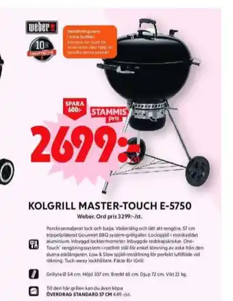 ICA Maxi Weber klotgrill erbjuda