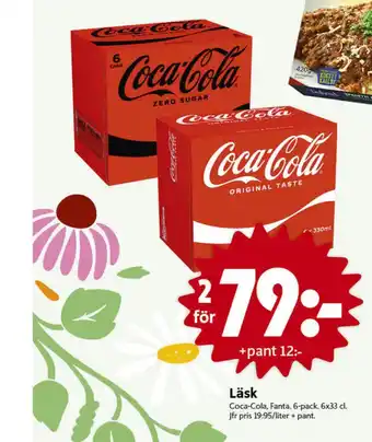 ICA Nära Coca cola läskedryck erbjuda