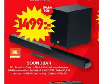ICA Maxi Jbl soundbar erbjuda