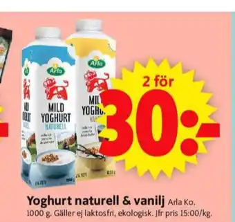 ICA Supermarket Arla yoghurt erbjuda