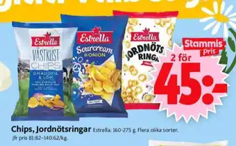 ICA Supermarket Estrella chips erbjuda