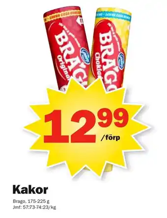 Pekås Brago Kakor 175-225g erbjuda