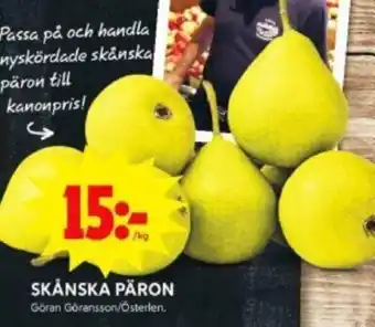 ICA Kvantum Skånska Päron erbjuda