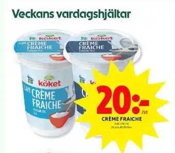 ICA Kvantum Arla Crème Fraiche 500ml erbjuda