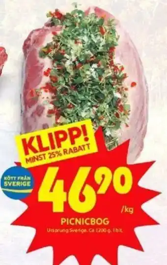 ICA Kvantum Picnicbog 1200g erbjuda