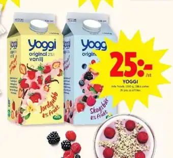 ICA Kvantum Arla Foods Yoggi 1500g erbjuda