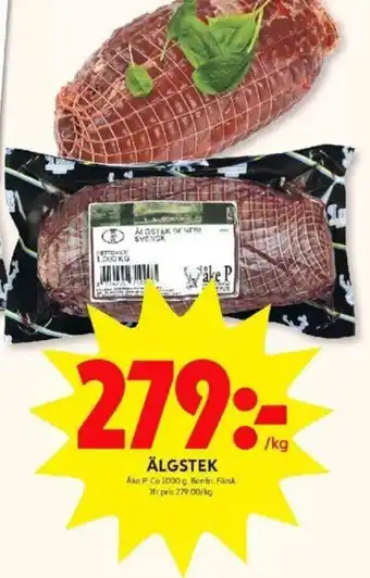 åke P Älgstek 1000g
