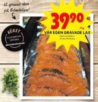 ICA Kvantum Vår Egen Gravade Lax erbjuda